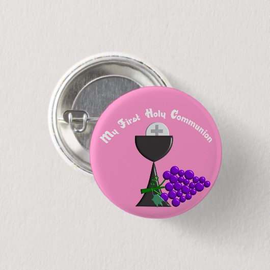 Meine erste heilige Kommune Button (Vorne & Hinten)