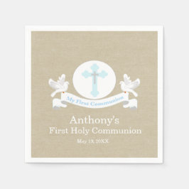 Meine erste heilige Kommune Personalisiert Napkin Serviette