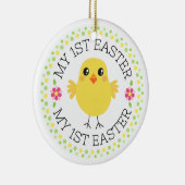 Meine erste Huhn-Punktgrenze Ostern niedliche Keramikornament (Rechts)
