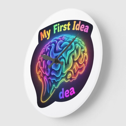 Meine erste Idee - kreatives und inspirierendes De Große Wanduhr (Winkel)