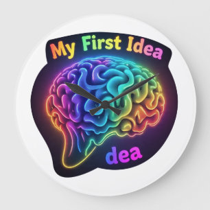 Meine erste Idee - kreatives und inspirierendes De Große Wanduhr