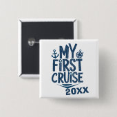 Meine erste individuelle Kreuzfahrt Button (Vorne & Hinten)