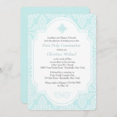 Meine erste Kommune Blauer Einladung (Vorne/Hinten)