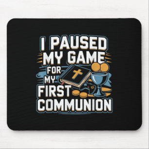 Meine erste Kommunion Videospiel-Controller-Gesche Mousepad