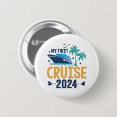 Meine erste Kreuzfahrt 2024 Button (Vorne & Hinten)