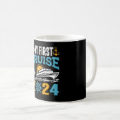 Meine erste Kreuzfahrt 2024 Kaffeetasse (VorderseiteRechts)