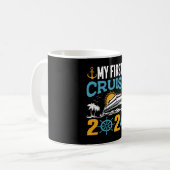 Meine erste Kreuzfahrt 2024 Kaffeetasse (Vorderseite Links)