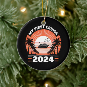 Meine erste Kreuzfahrt 2024 Keramik Ornament