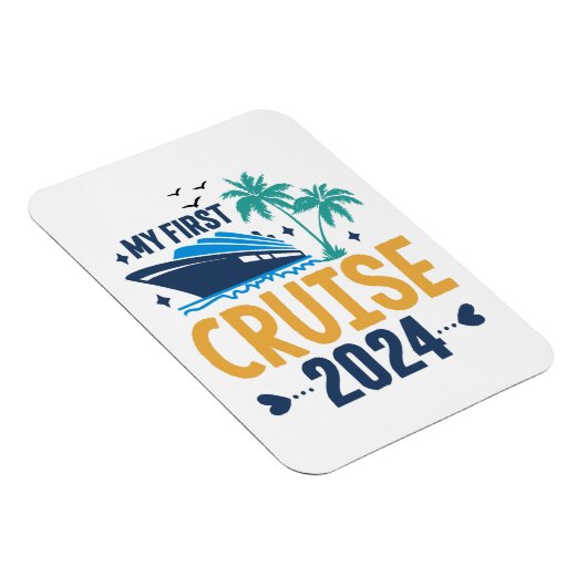 Meine erste Kreuzfahrt 2024 Magnet (Rechte Seite)