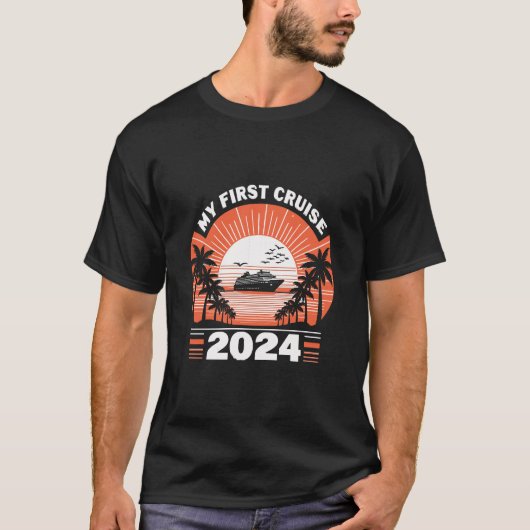 Meine erste Kreuzfahrt 2024 T-Shirt (Vorderseite)
