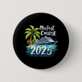 Meine erste Kreuzfahrt 2025 Button (Vorderseite)