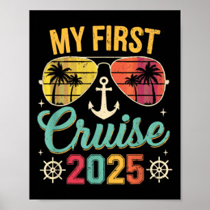 Meine erste Kreuzfahrt 2025 Familienurlaub Schiff  Poster