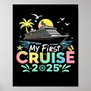 Meine erste Kreuzfahrt 2025 Kreuzfahrtschiff Urlau Poster