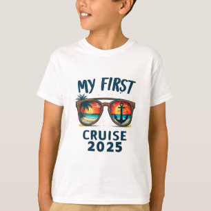 Meine erste Kreuzfahrt 2025 Urlaub Kreuzfahrtschif T-Shirt