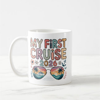 Meine erste Kreuzfahrt 2026, erste Kreuzfahrtferie Kaffeetasse