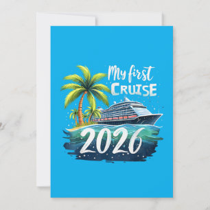 Meine erste Kreuzfahrt 2026 Feiertagskarte