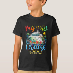 Meine erste Kreuzfahrt 2026 Kinder Urlaub passend T-Shirt
