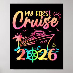 Meine erste Kreuzfahrt 2026 Lustiger erster Kreuzf Poster