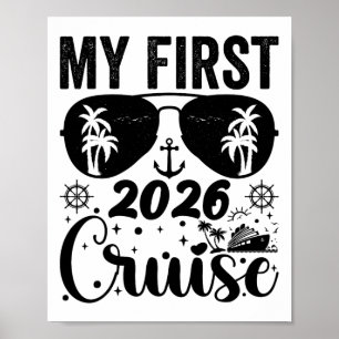 Meine erste Kreuzfahrt 2026 Urlaub passende Famile Poster