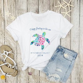 Meine erste Kreuzfahrt Familie Urlaub Niedliche Me T-Shirt