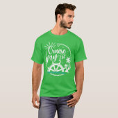 Meine erste Kreuzfahrt Familie Urlaub Sonnenschein T-Shirt (Vorne ganz)