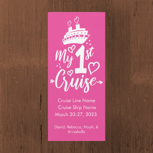 Meine erste Kreuzfahrtmarkierung Magnetkarte