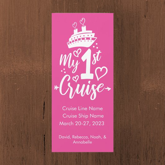 Meine erste Kreuzfahrtmarkierung Magnetkarte