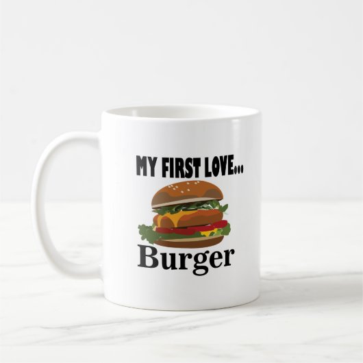 Meine erste Liebe Burger Kaffeetasse (Links)