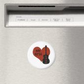 Meine erste Liebe Gitarre Magnet (In Situ (Geschirrspüler))