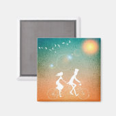 Meine erste Liebe Magnet (Vorderseite/Rückseite)