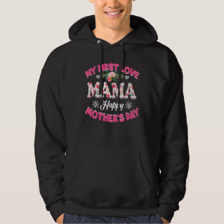 Meine erste Liebe Mama Niedlich Blume Muttertag Hoodie