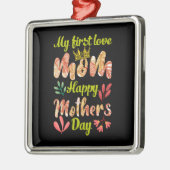 Meine erste Liebe Mama Ornament Aus Metall (Links)