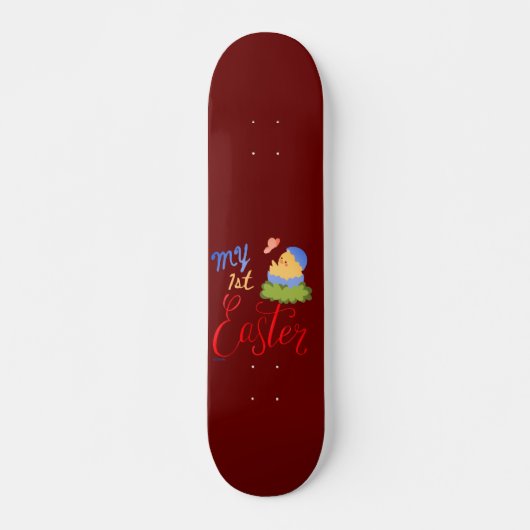 MEINE ERSTE OSTERE Ostereichen-Geschenk Skateboard (Vorne)