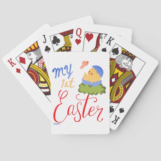 MEINE ERSTE OSTERE Ostereichen-Geschenk Spielkarten (Rückseite)