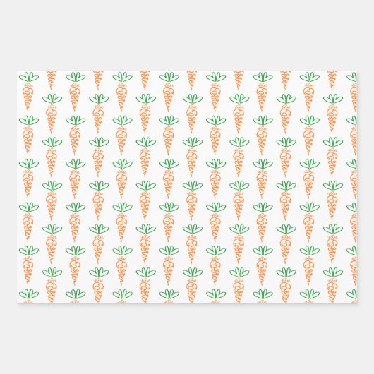 Meine erste Osterkarrot-Geschenkwrake Geschenkpapier Set (Vorderseite 3)