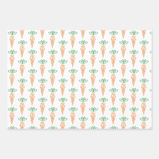 Meine erste Osterkarrot-Geschenkwrake Geschenkpapier Set (Vorderseite 2)