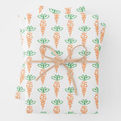 Meine erste Osterkarrot-Geschenkwrake Geschenkpapier Set (Beispiel)