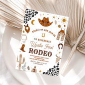 Meine erste Rodeo Cowboy Ranch Südwest Geburtstag Einladung