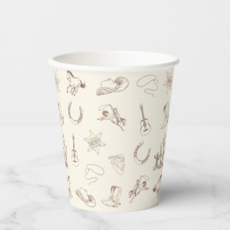 Meine erste Rodeo-Party-Cup zum Geburtstag Pappbecher