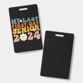 Meine erste Senior Class 2024 Ausweis (Vorder- & Rückseite)