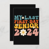 Meine erste Senior Class 2024 Dankeskarte (Vorne/Hinten)