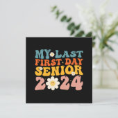 Meine erste Senior Class 2024 Einladung (Stehend Vorderseite)
