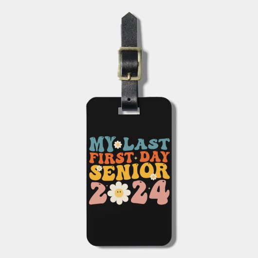 Meine erste Senior Class 2024 Gepäckanhänger (Vorderseite vertikal)