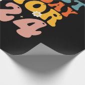 Meine erste Senior Class 2024 Geschenkpapier (Ecke)
