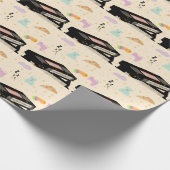 Meine erste Sleepover - Dreamcore VHS Nostalgie Geschenkpapier (Ecke)