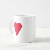 Meine erste Tasse aus Herz (Vorderseite Links)