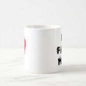 Meine erste Tasse aus Herz (Mittel)