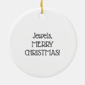 Meine erste Wahl, ich habe gewählt Keramik Ornament (Hinten)