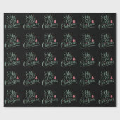 Meine erste Weihnachts Matching Familie Xmas Neubo Geschenkpapier (Flach)