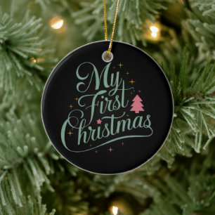 Meine erste Weihnachts Matching Familie Xmas Neubo Keramik Ornament